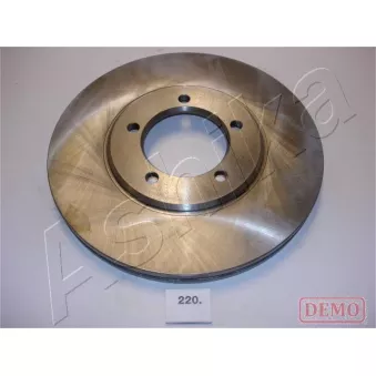 Jeu de 2 disques de frein avant ASHIKA 60-02-220C