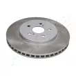 Jeu de 2 disques de frein avant ASHIKA 60-02-225C - Visuel 1