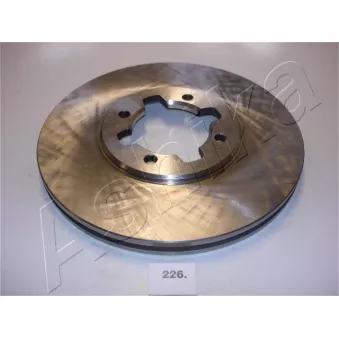 Jeu de 2 disques de frein avant ASHIKA 60-02-226