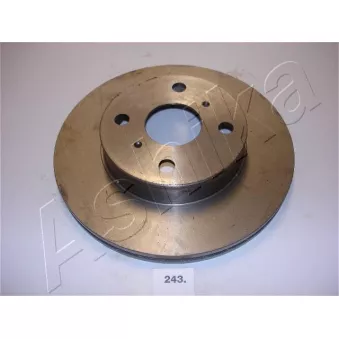 Jeu de 2 disques de frein avant ASHIKA 60-02-243