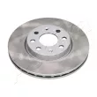 Jeu de 2 disques de frein avant ASHIKA 60-02-243C - Visuel 1