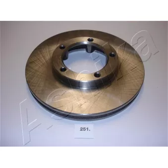 Jeu de 2 disques de frein avant ASHIKA 60-02-251