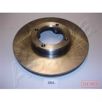 Jeu de 2 disques de frein avant ASHIKA 60-02-254C