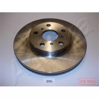 Jeu de 2 disques de frein avant ASHIKA 60-02-258C