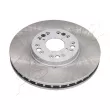 Jeu de 2 disques de frein avant ASHIKA 60-02-286C - Visuel 1