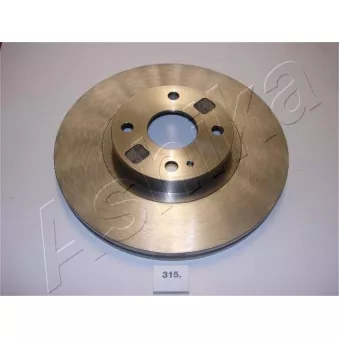 Jeu de 2 disques de frein avant ASHIKA 60-03-315