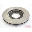 Jeu de 2 disques de frein avant ASHIKA 60-03-335C - Visuel 2