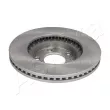 Jeu de 2 disques de frein avant ASHIKA 60-03-347C - Visuel 2