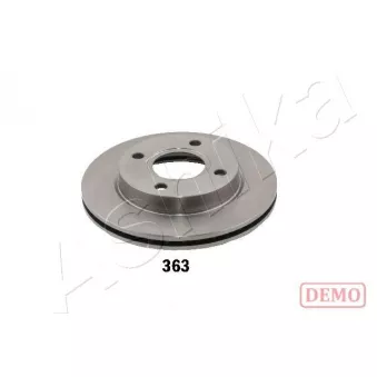 Jeu de 2 disques de frein avant ASHIKA 60-03-363C