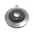 Jeu de 2 disques de frein avant ASHIKA 60-03-366 - Visuel 1