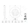 Jeu de 2 disques de frein avant ASHIKA 60-03-369C - Visuel 2