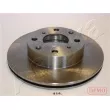 Jeu de 2 disques de frein avant ASHIKA 60-04-414C - Visuel 1