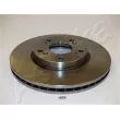 Jeu de 2 disques de frein avant ASHIKA 60-04-420 - Visuel 1