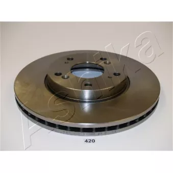 Jeu de 2 disques de frein avant ASHIKA 60-04-420