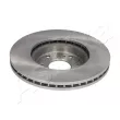Jeu de 2 disques de frein avant ASHIKA 60-04-420C - Visuel 2