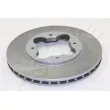 Jeu de 2 disques de frein avant ASHIKA 60-04-423C - Visuel 1
