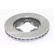 Jeu de 2 disques de frein avant ASHIKA 60-04-423C - Visuel 2