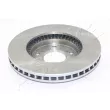 Jeu de 2 disques de frein avant ASHIKA 60-04-429C - Visuel 2