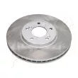 Jeu de 2 disques de frein avant ASHIKA 60-04-490C - Visuel 1