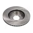 Jeu de 2 disques de frein avant ASHIKA 60-04-496C - Visuel 2