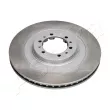 Jeu de 2 disques de frein avant ASHIKA 60-05-505C - Visuel 1