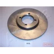 Jeu de 2 disques de frein avant ASHIKA 60-05-506C - Visuel 1
