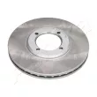 Jeu de 2 disques de frein avant ASHIKA 60-05-513C - Visuel 1