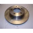 Jeu de 2 disques de frein avant ASHIKA 60-05-515 - Visuel 1