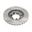 Jeu de 2 disques de frein avant ASHIKA 60-05-520C - Visuel 2