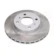 Jeu de 2 disques de frein avant ASHIKA 60-05-532C - Visuel 1