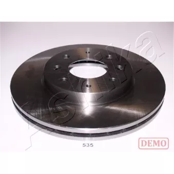 Jeu de 2 disques de frein avant ASHIKA 60-05-535C