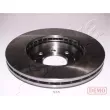 Jeu de 2 disques de frein avant ASHIKA 60-05-535C - Visuel 2