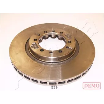 Jeu de 2 disques de frein avant ASHIKA 60-05-539C