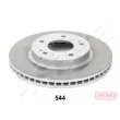 Jeu de 2 disques de frein avant ASHIKA 60-05-544C - Visuel 1
