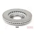 Jeu de 2 disques de frein avant ASHIKA 60-05-544C - Visuel 2