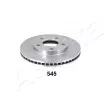 Jeu de 2 disques de frein avant ASHIKA 60-05-545 - Visuel 1
