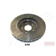 Jeu de 2 disques de frein avant ASHIKA 60-05-549C - Visuel 2