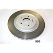 Jeu de 2 disques de frein avant ASHIKA 60-05-550 - Visuel 1