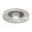 Jeu de 2 disques de frein avant ASHIKA 60-05-551C - Visuel 2