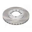 Jeu de 2 disques de frein avant ASHIKA 60-05-586C - Visuel 1