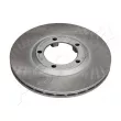 Jeu de 2 disques de frein avant ASHIKA 60-05-591C - Visuel 1