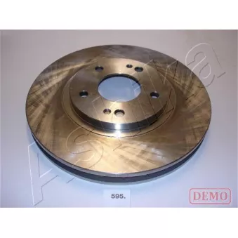 Jeu de 2 disques de frein avant ASHIKA 60-05-595C
