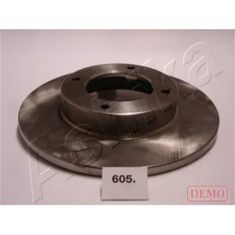 Jeu de 2 disques de frein avant ASHIKA 60-06-605C