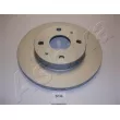 Jeu de 2 disques de frein avant ASHIKA 60-06-614 - Visuel 1