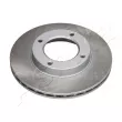 Jeu de 2 disques de frein avant ASHIKA 60-06-697C - Visuel 1