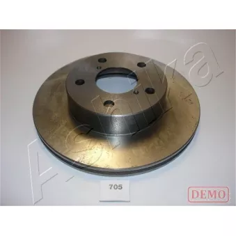 Jeu de 2 disques de frein avant ASHIKA 60-07-705C