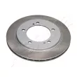 Jeu de 2 disques de frein avant ASHIKA 60-08-809C - Visuel 1