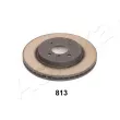 Jeu de 2 disques de frein avant ASHIKA 60-08-813 - Visuel 1