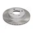 Jeu de 2 disques de frein avant ASHIKA 60-08-834C - Visuel 1