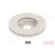 Jeu de 2 disques de frein avant ASHIKA 60-09-926C - Visuel 2